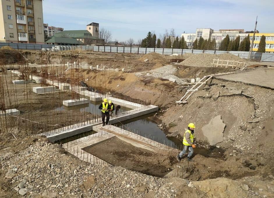 Будівництво станом на березень 2019 року