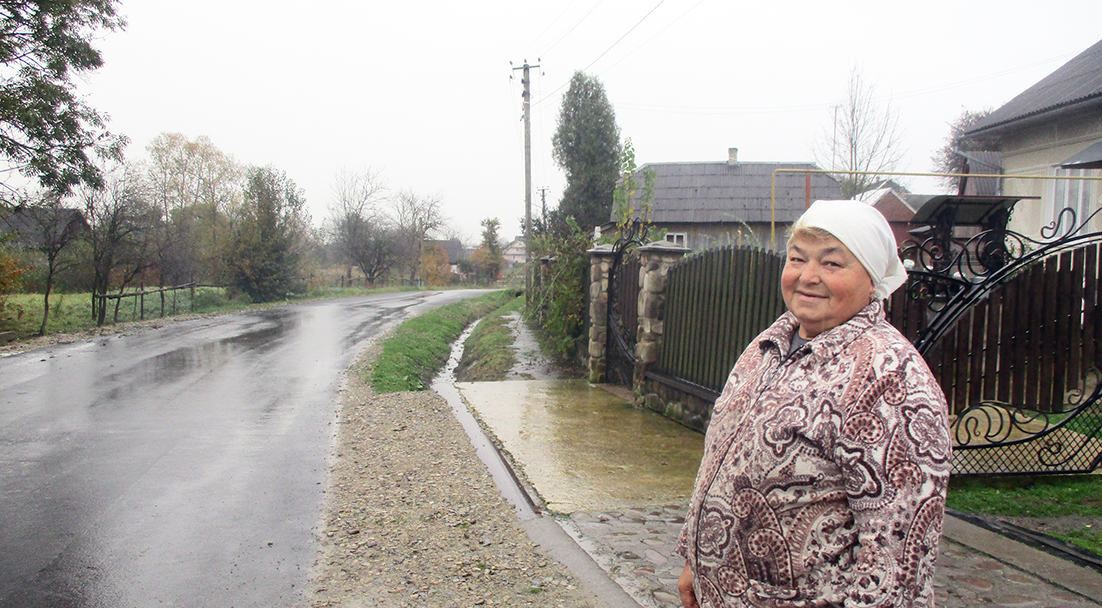 Жителька села Кадобна Марія Лилак.
