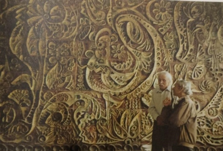 Панно в квітковому магазині "Едельвейс"