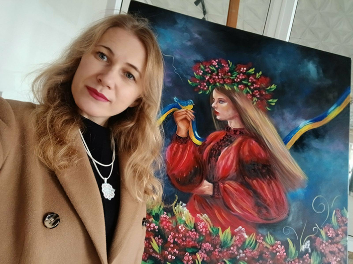 Художниця Ольга Чолінська