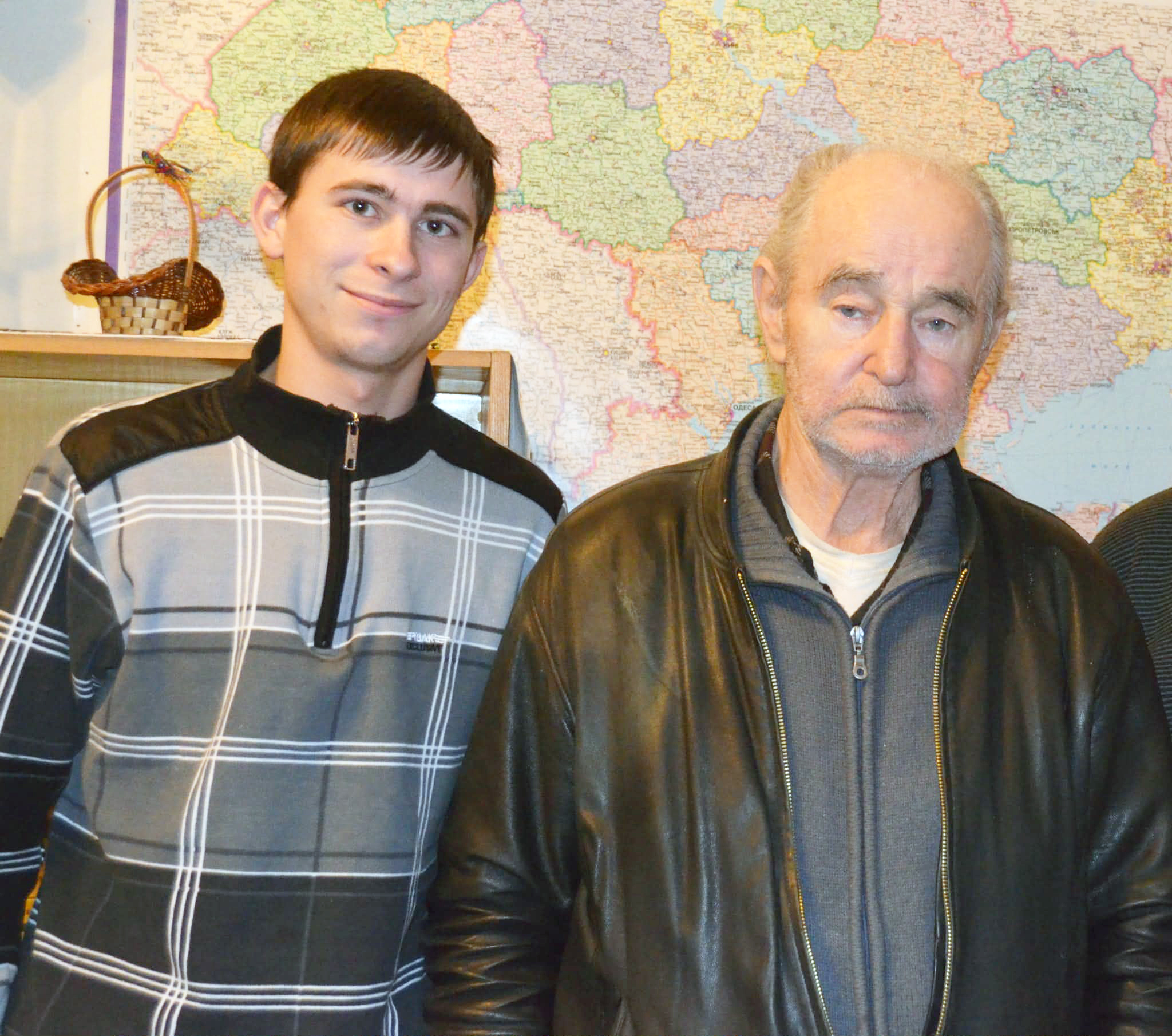 Богдан Паска і Валентин Мороз (січень 2014 р.)