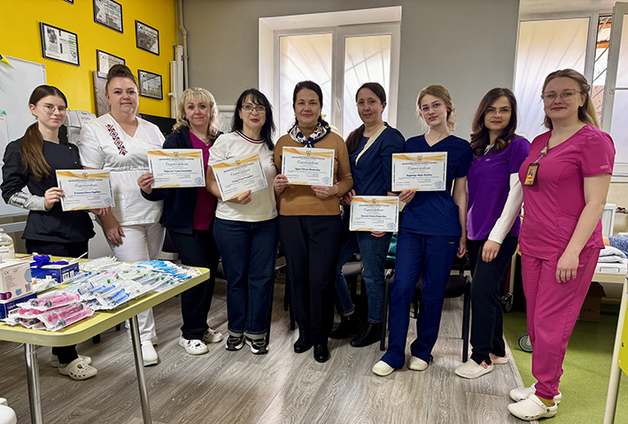 Слухачі курсів БПР в ЦМКЛ – з набутими навиками й офіційними сертифікатами 